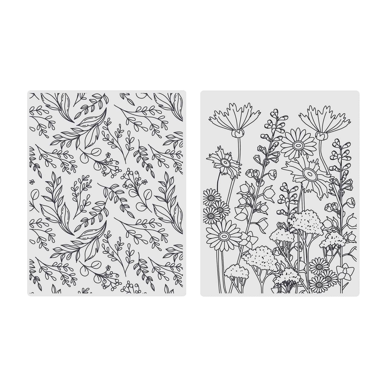 Wild Flower Embossing Folders Set by Recollections™